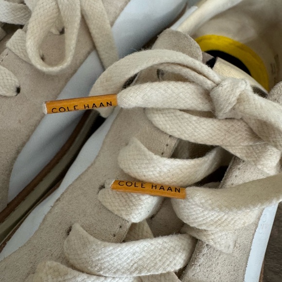 Cole Haan Cream and Gold Women's Sneakers - Picture 11 of 13